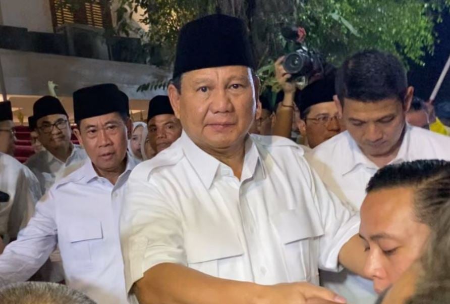 Prabowo Merasa Bersyukur karena MK Menolak Gugatan Batas Usia Maksimal Capres-Cawapres