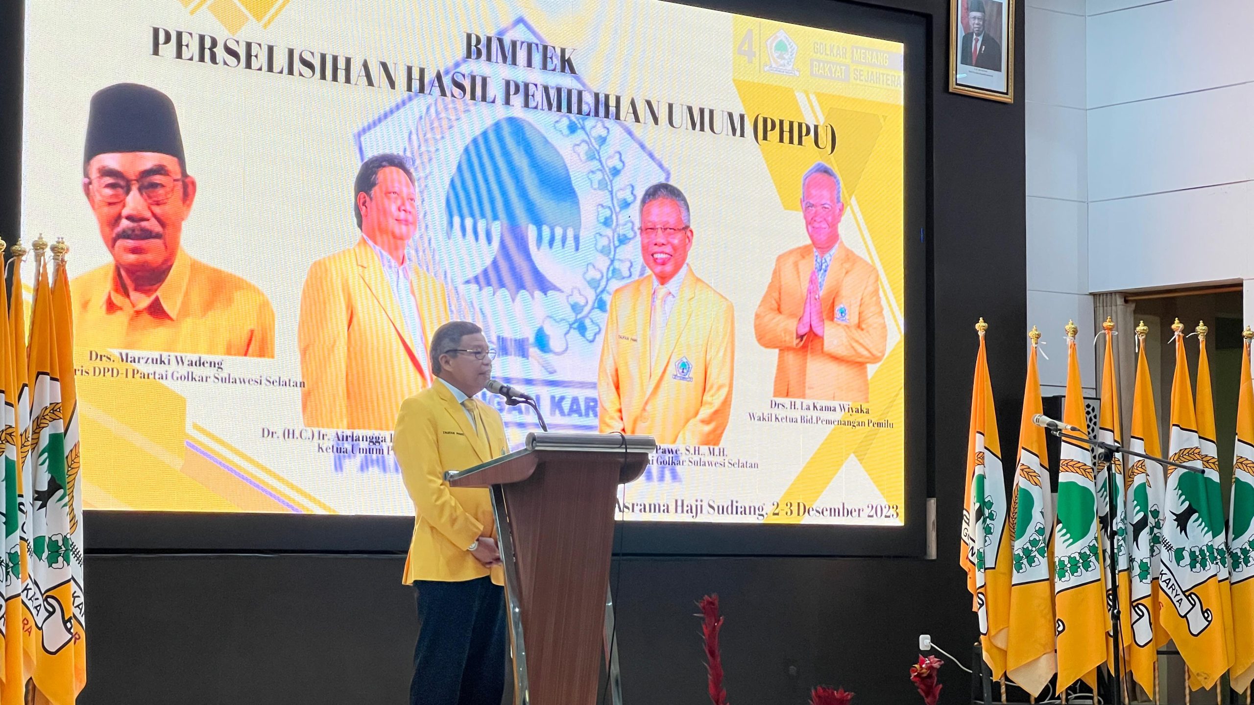 Taufan Pawe dan Syamsuddin Hamid Bertekad Memenangkan Partai Golkar di Sulsel