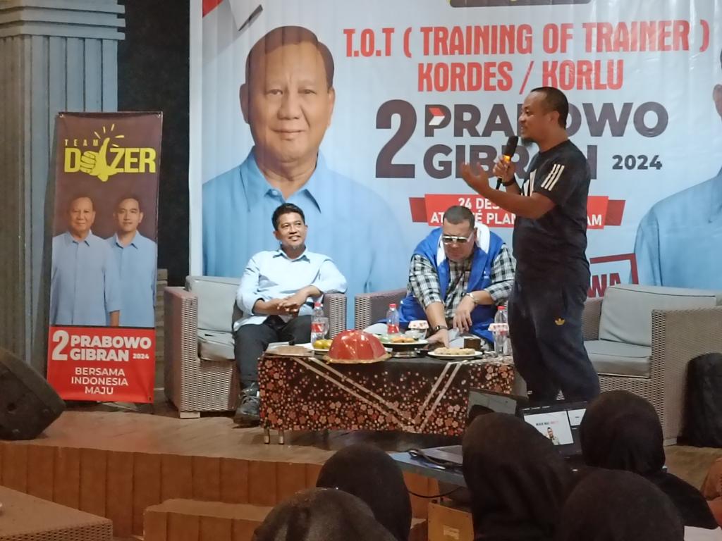 Semangat Relawan ASS, Panglima Dozer: Kemenangan Prabowo-Gibran Wajib di Sulsel