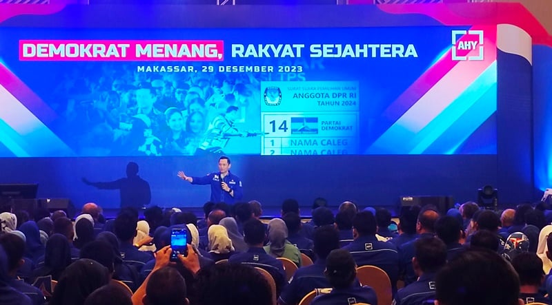 AHY Menyulut Semangat Kader di Sulsel dengan Kehadiran SBY di Samping Kita