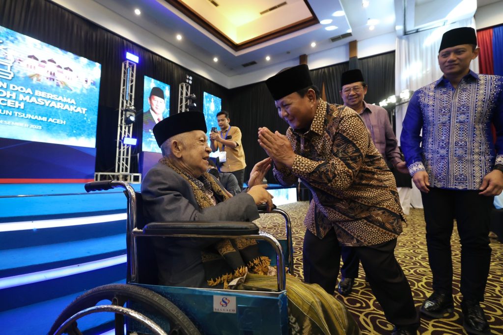 Prabowo: Cinta dan Hormat Saya untuk Rakyat Aceh