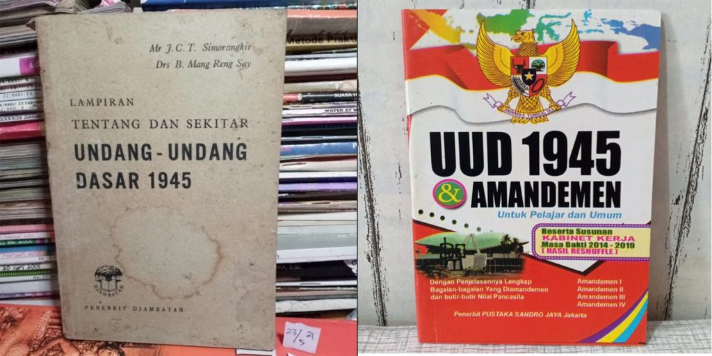 Naskah Undang-Undang Dasar 1945 Asli