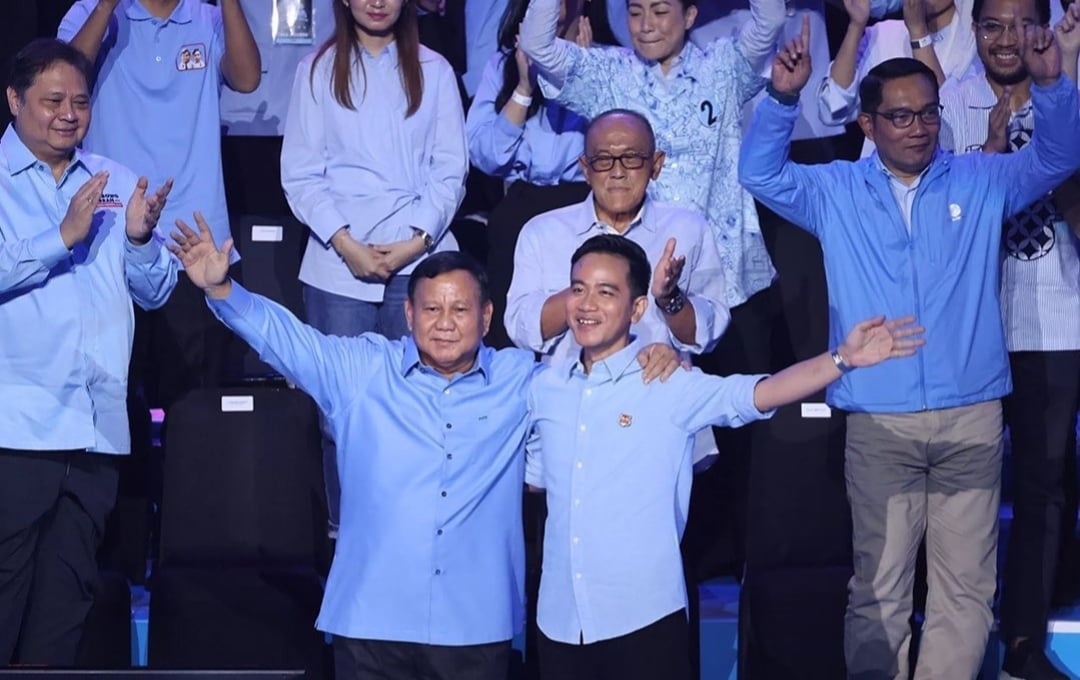 Prabowo-Gibran Terpilih Sebagai Pasangan Terpopuler di Tiktok dengan Perolehan Suara 55,26 Persen