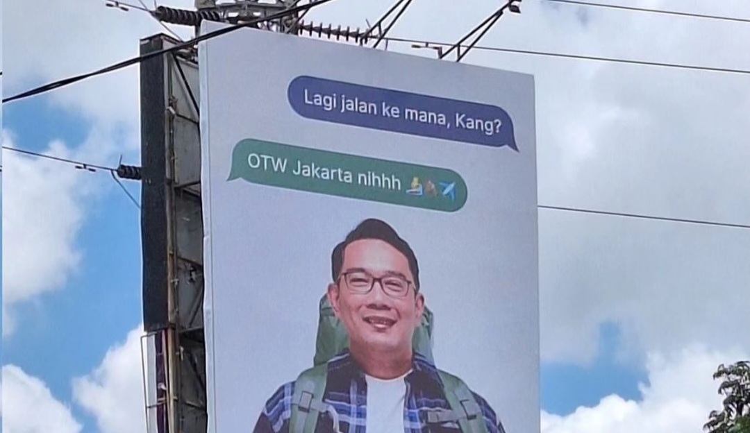 Bilboard Ridwan Kamil di Jakarta Menjadi Viral, Siapa Ingin Posisi Gubernur?