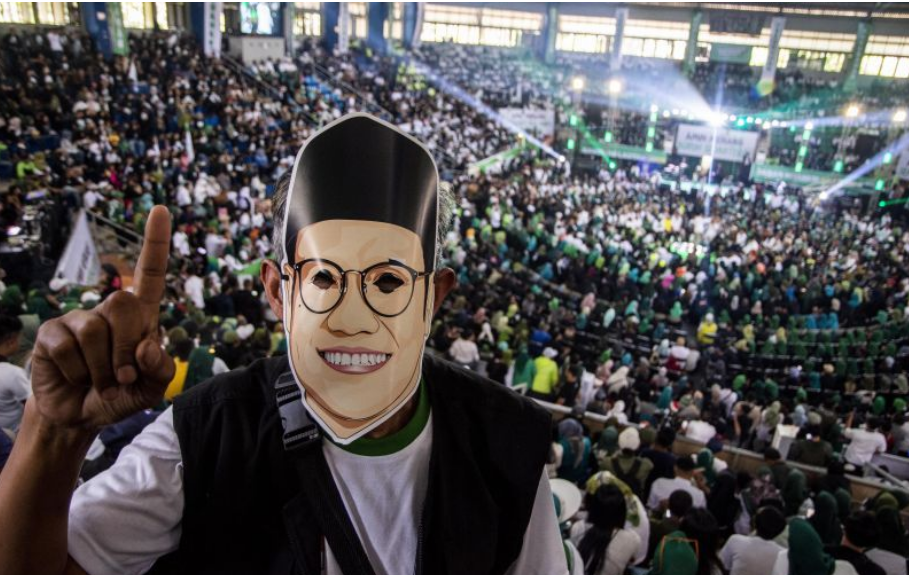 Ribuan Pendukung Menyanyikan Salawat Tanpo Waton untuk Anies Baswedan-Muhaimin Iskandar