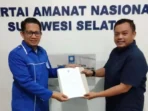 Annar Sampetoding Menjadi Pendaftar Pertama di PAN untuk Maju dalam Pilkada Sulsel