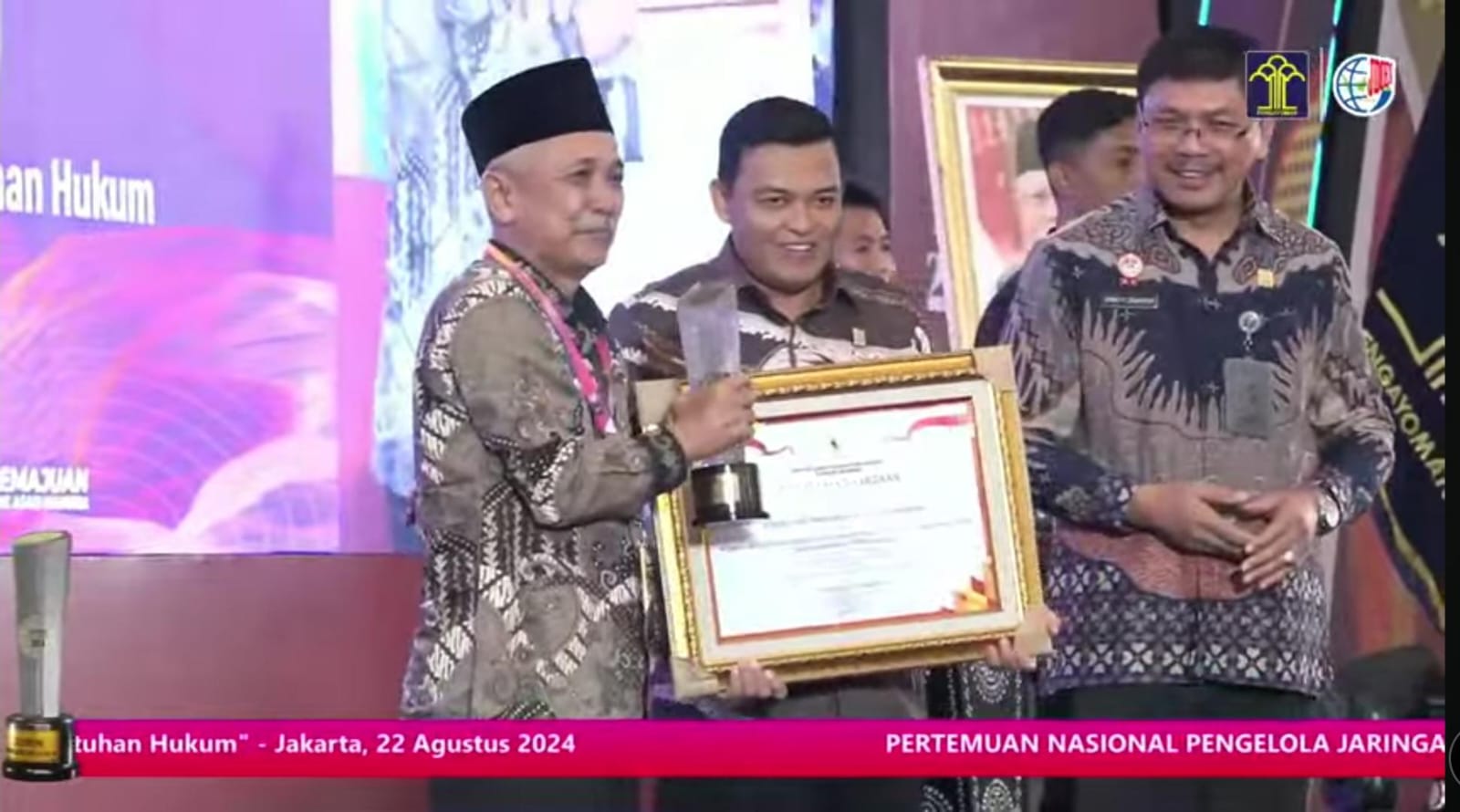 Prestasi Terbaik Nasional DPRD Pangandaran sebagai Juara 1 pada Tahun 2024