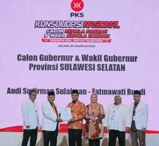 PKS Memilih Andi Sudirman – Fatmawati Sebagai Calon B1-KWK dalam Pilgub Sulsel