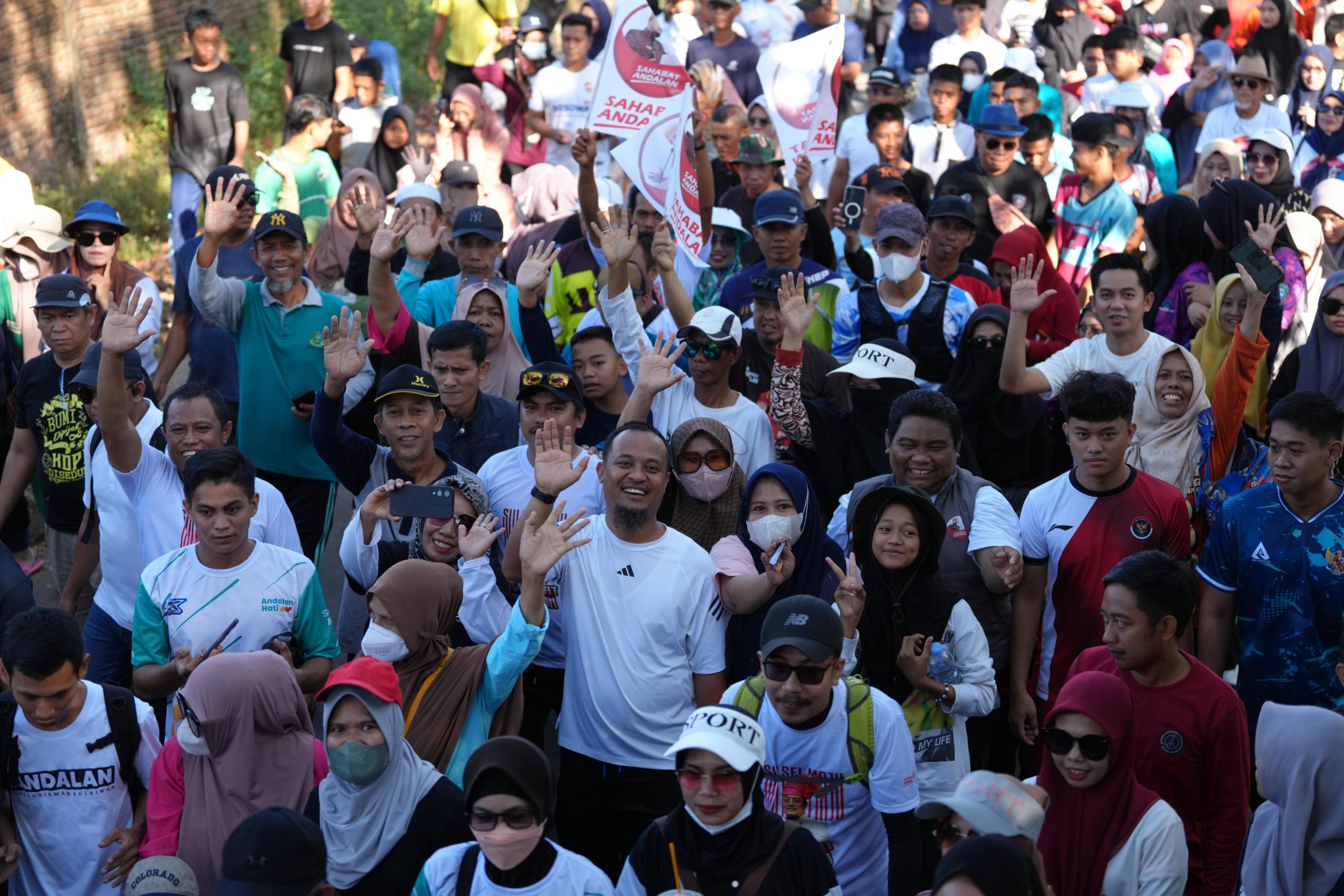 50 Ribu Orang Mengikuti Jalan Sehat Anti Malas Sudirman-Fatmawati di Pangkep