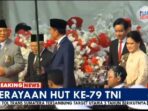 Prabowo dan Gibran Nampak Dengan Jarak di Peringatan HUT TNI, Yusuf Dumdum Duduk di Sebelah Fufufafa Tetapi PS Menolak.